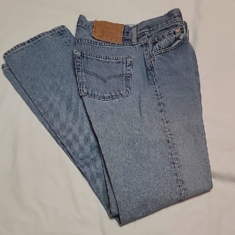 Levi High-rise Button Fly Jeans